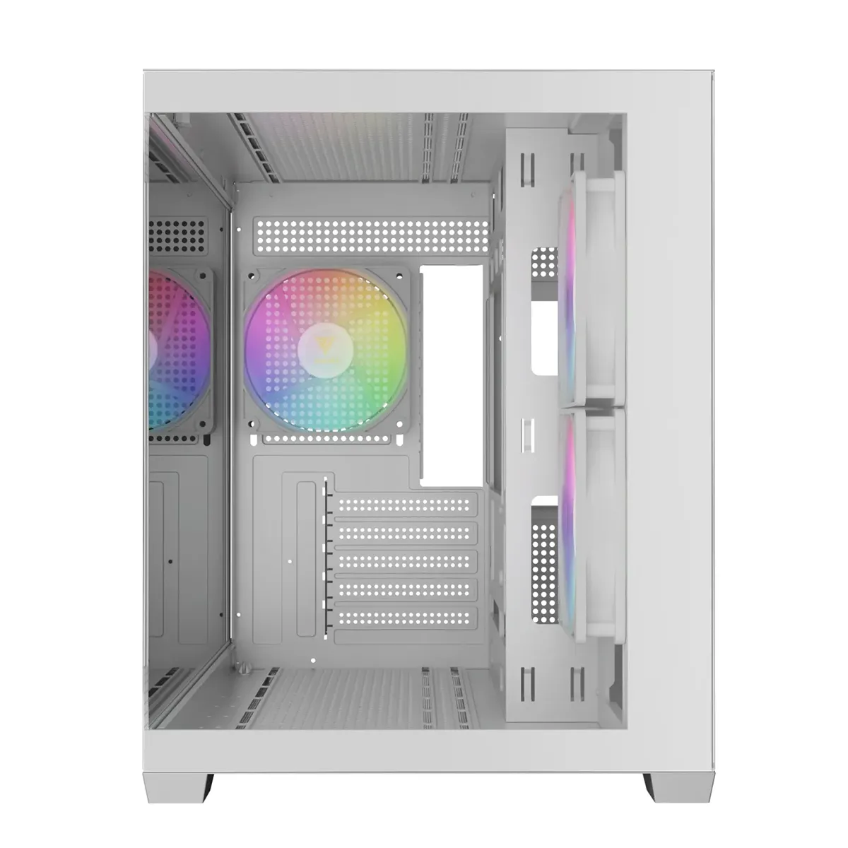 کیس کامپیوتر گیم دیاس مدل GAMDIAS AURA GC10M V2 WH ARGB