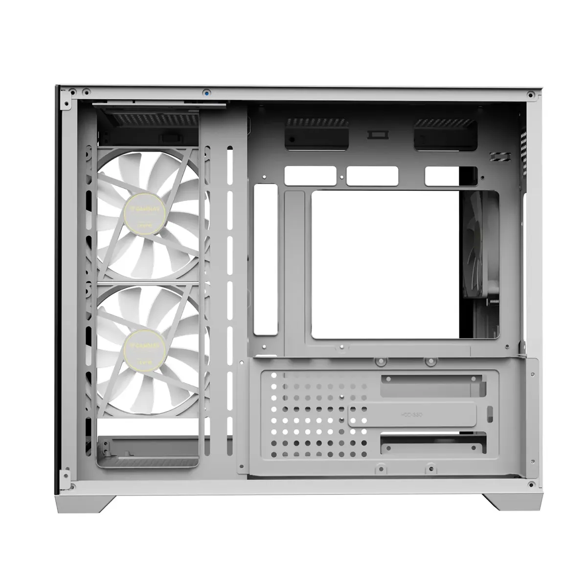 کیس کامپیوتر گیم دیاس مدل GAMDIAS AURA GC10M V2 WH ARGB